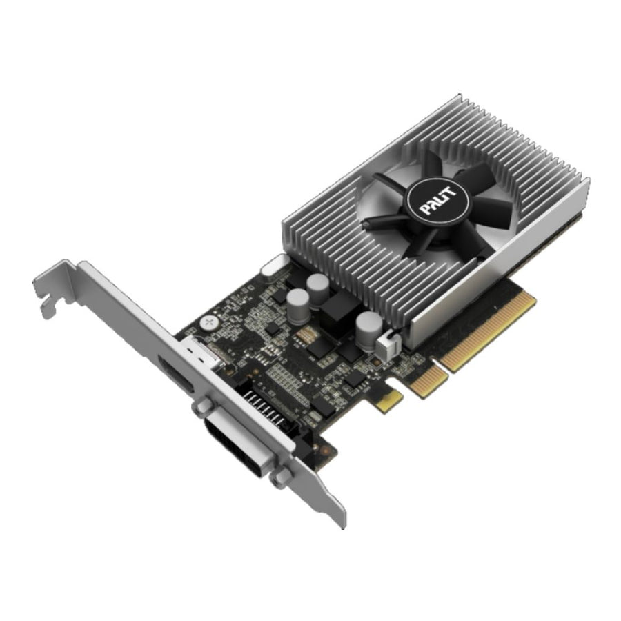 Palit GeForce GT 1030 2GB DDR4 Low Profile Graphics Card | 2GB DDR4 · 64-bit | 384 CUDA Cores · 1379 MHz Boost | PCI Exp