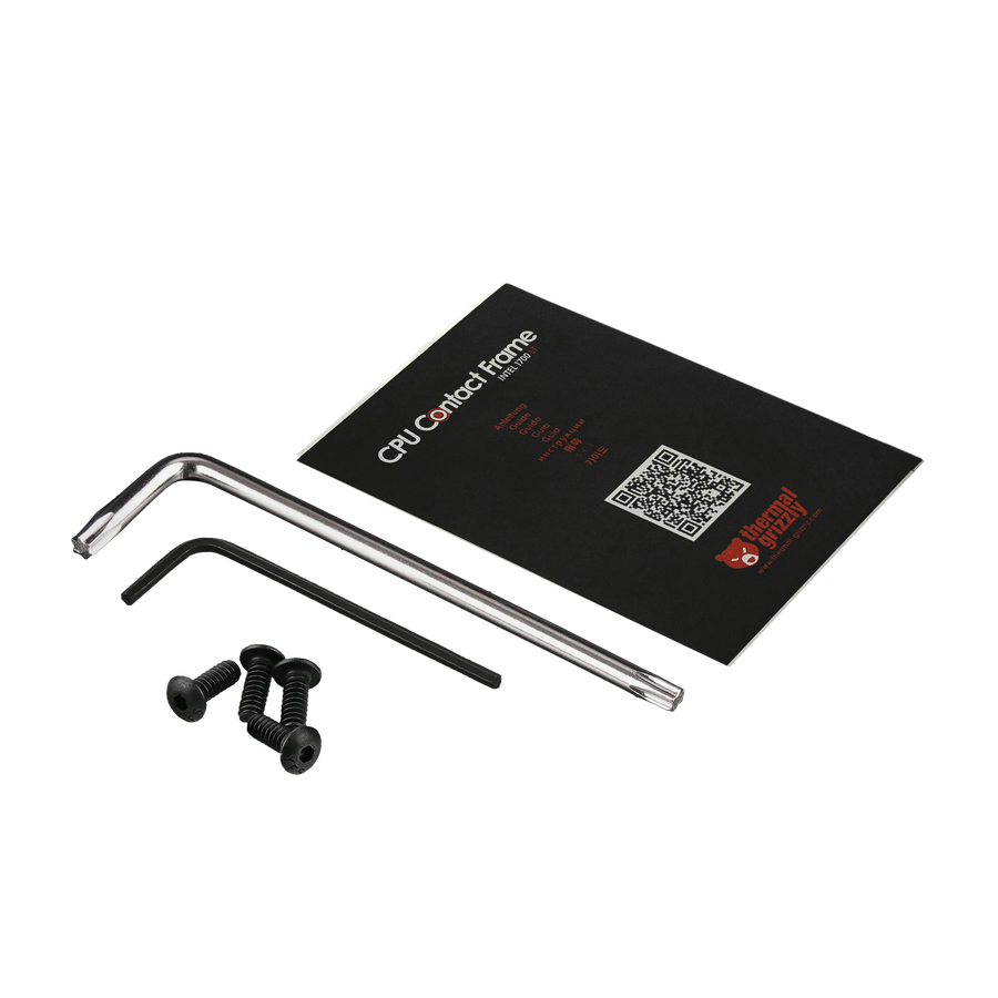Thermal Grizzly CPU Contact Frame Intel 1700 LT | LGA1700 · 12th · 13th · 14th Gen | 15% Glass-Fibre Reinforced ABS | 71