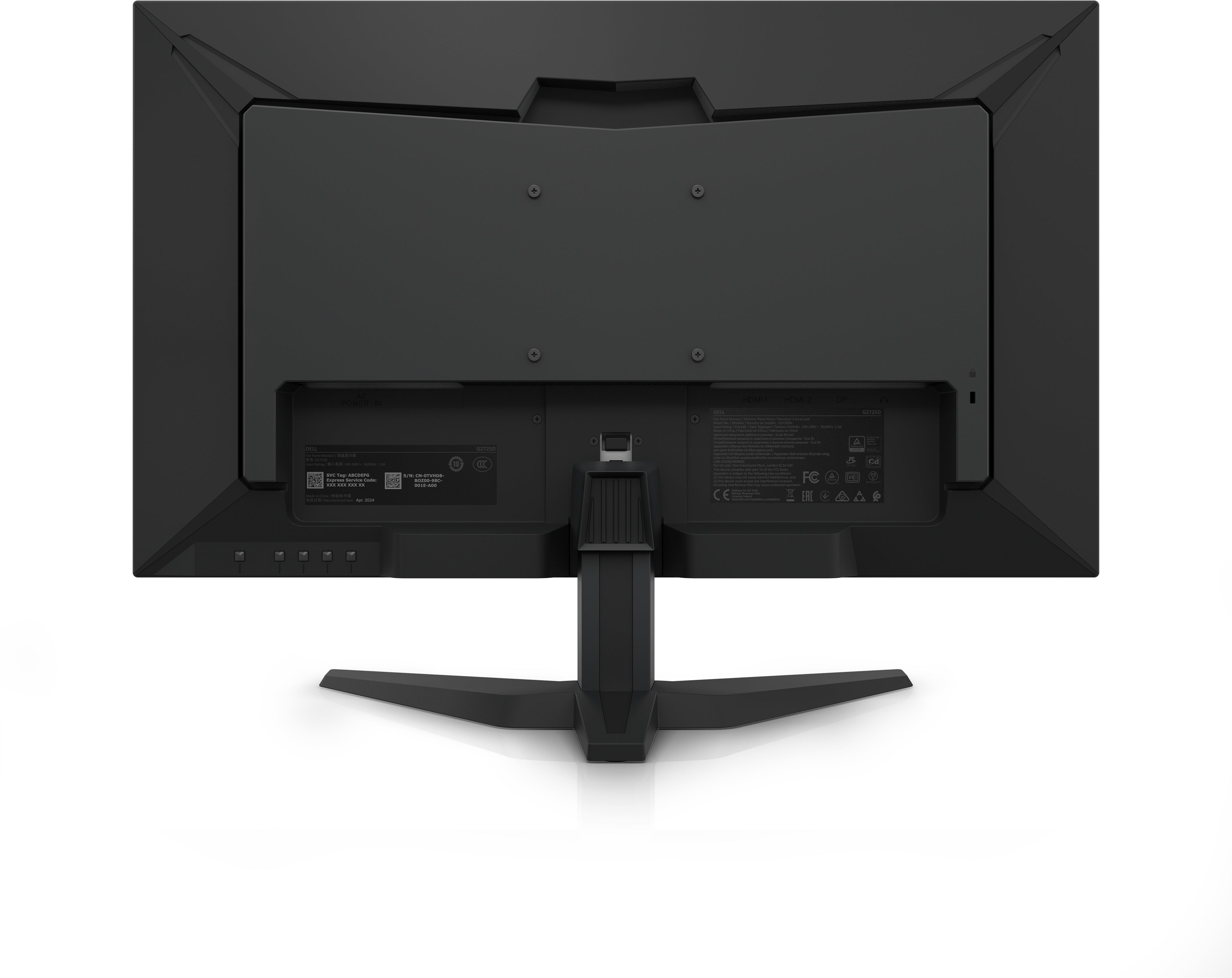 Dell G2725D 27 27-Inch Gaming Monitor | QHD 2560x1440 | 180Hz | 1ms | IPS Panel | 99% sRGB | FreeSync | HDMI + DisplayPort | Black