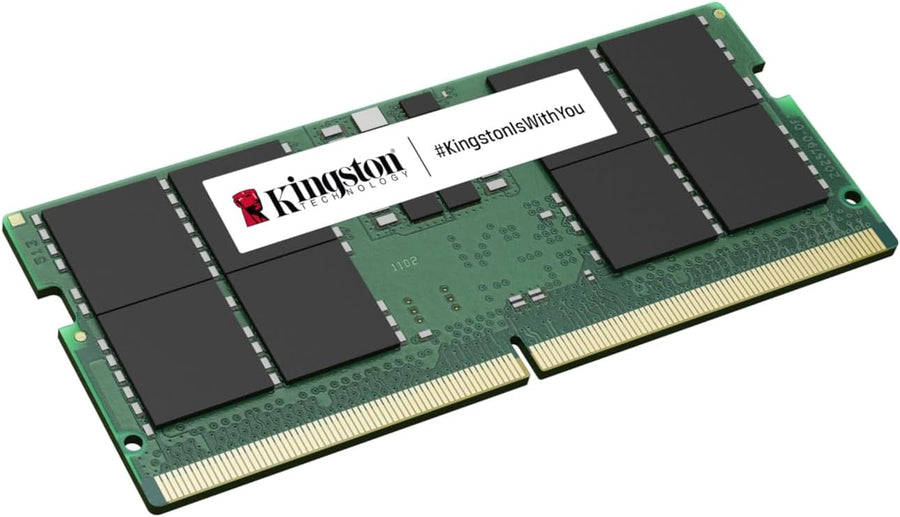 Kingston 8GB DDR5-5600 SODIMM Laptop Memory KCP556SS6-8 OEM | PC5-44800 | CL46 | 1.1V | 262-Pin Non-ECC Unbuffered | 1Rx16 16Gbit Single-Rank | On-Die ECC | Industry Standard JEDEC | Reliable Notebook RAM | Plug & Play