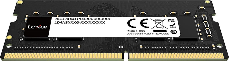 Lexar 8GB DDR4-3200 SODIMM Laptop Memory PC4-25600 / PC4-3200AA No Box | CL22 | 1.2V | 260-Pin Non-ECC Unbuffered | Single-Rank | Notebook RAM Upgrade | Intel + AMD | Plug & Play