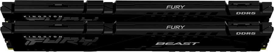 Kingston FURY Beast DDR5 16GB Kit (2x8GB) | 5600MT/s CL40 | Intel XMP 3.0 | Black Low-Profile Heat Spreader | On-Die ECC | Plug-and-Play 4800MT/s | Intel 12th-14th Gen + AMD Ryzen 7000+ | High-Refresh Gaming Sweet Spot