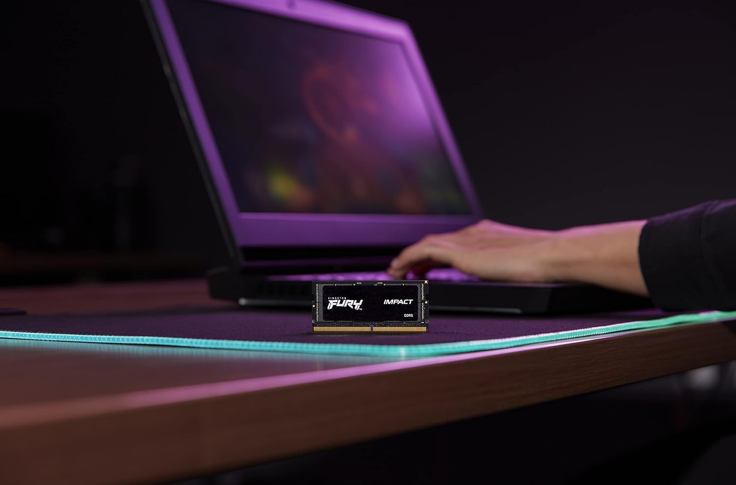 Kingston FURY Impact 32GB DDR5-5600 SODIMM Gaming Laptop Memory KF556S40IB-32 | PC5-44800 | CL40 Tight Timings | 1.1V | 262-Pin Non-ECC Unbuffered | 2Rx8 Dual-Rank | Intel XMP 3.0 | Plug N Play | Single Module Black