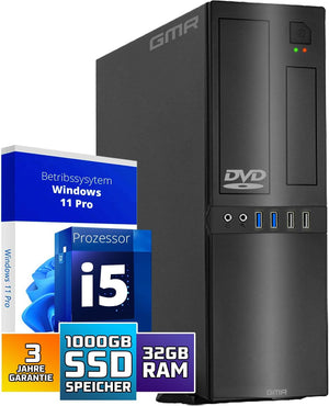 GMR Ultra Slim i5 Office Desktop PC
