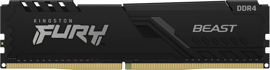 Kingston FURY Beast DDR5 8GB Single Stick (1x8GB) Black | 5200MT/s CL40 | Intel XMP 3.0 | On-Die ECC | PMIC | Plug-N-Play 4800MT/s | Low-Profile Heat Spreader | Single Module from 2x8GB Kit | Intel 12th-14th Gen + AMD Ryzen 7000+