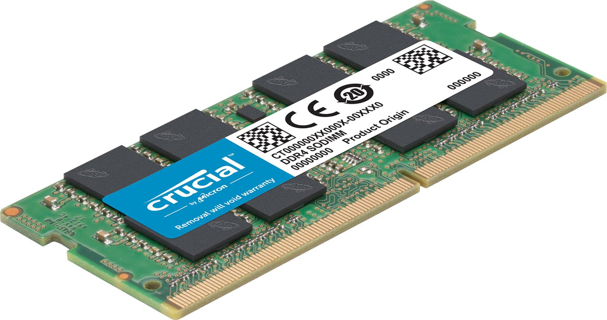 Crucial Basics CB16GS3200 16GB DDR4 Laptop Memory | DDR4-3200 MT/s · PC4-25600 | CL22 · 22-22-22 | 1.2V | SO-DIMM · Unbuffered Non-ECC