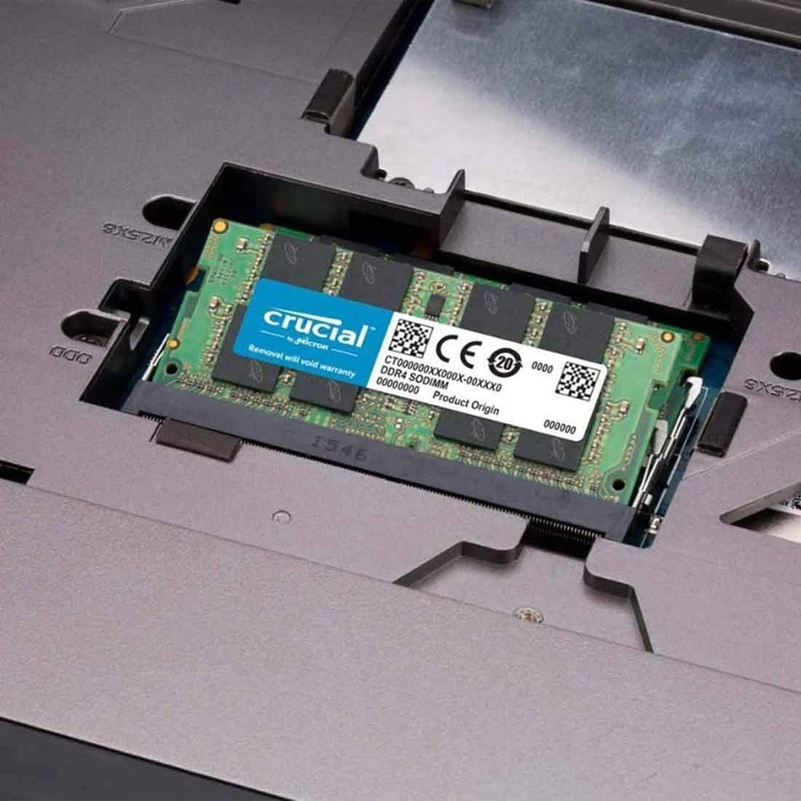 Crucial Basics 8GB DDR4-2666 SODIMM Laptop Memory CB8GS2666 | PC4-21300 | CL19 | 1.2V | 260-Pin Non-ECC Unbuffered | Single-Rank | Notebook RAM Upgrade | Intel + AMD Compatible | Plug & Play