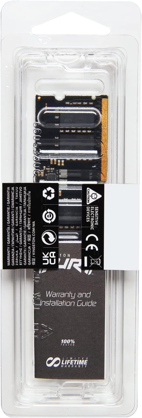 Kingston FURY Impact 64GB Kit (2x32GB) DDR5-5600 SODIMM Gaming Laptop Memory KF556S40IBK2-64 | PC5-44800 | CL40 Tight Timings | 1.1V | 262-Pin Non-ECC Unbuffered | 2Rx8 Dual-Rank | Intel XMP 3.0 | Plug N Play | Black
