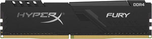 HyperX FURY DDR4 8GB Single Stick (1x8GB) Black | 3200MHz CL16-18-18 | Intel XMP 2.0 + AMD Ryzen Ready | Plug-N-Play 2400/2666MHz | 1.35V | Low-Profile Aluminum Heat Spreader | Legacy HyperX Branding (Now Kingston FURY) | Genuine Single Module