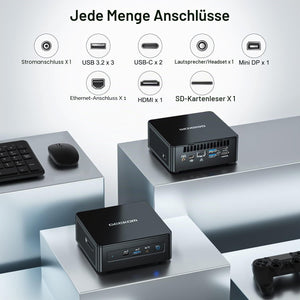 GEEKOM NUC Mini PC | i5-8259 | 16GB DDR4 RAM | 512GB SSD | Windows 11 Pro