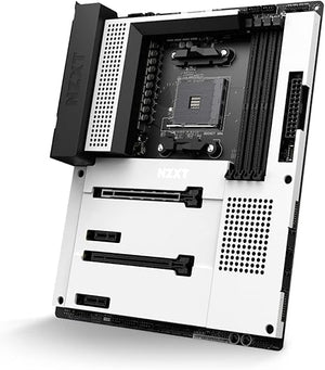 NZXT N7 B550 | AMD AM4 ATX Motherboard | Premium Full Cover Design | DDR4 4733+ | PCIe 4.0 | Dual M.2 | WiFi 6E | 2.5G LAN | USB 3.2 Gen 2 Type-C | NZXT CAM | For Ryzen 3000/4000/5000 Series