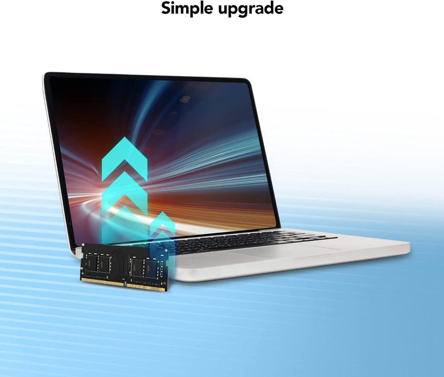Lexar 8GB DDR4-3200 SODIMM Laptop Memory PC4-25600 / PC4-3200AA No Box | CL22 | 1.2V | 260-Pin Non-ECC Unbuffered | Single-Rank | Notebook RAM Upgrade | Intel + AMD | Plug & Play