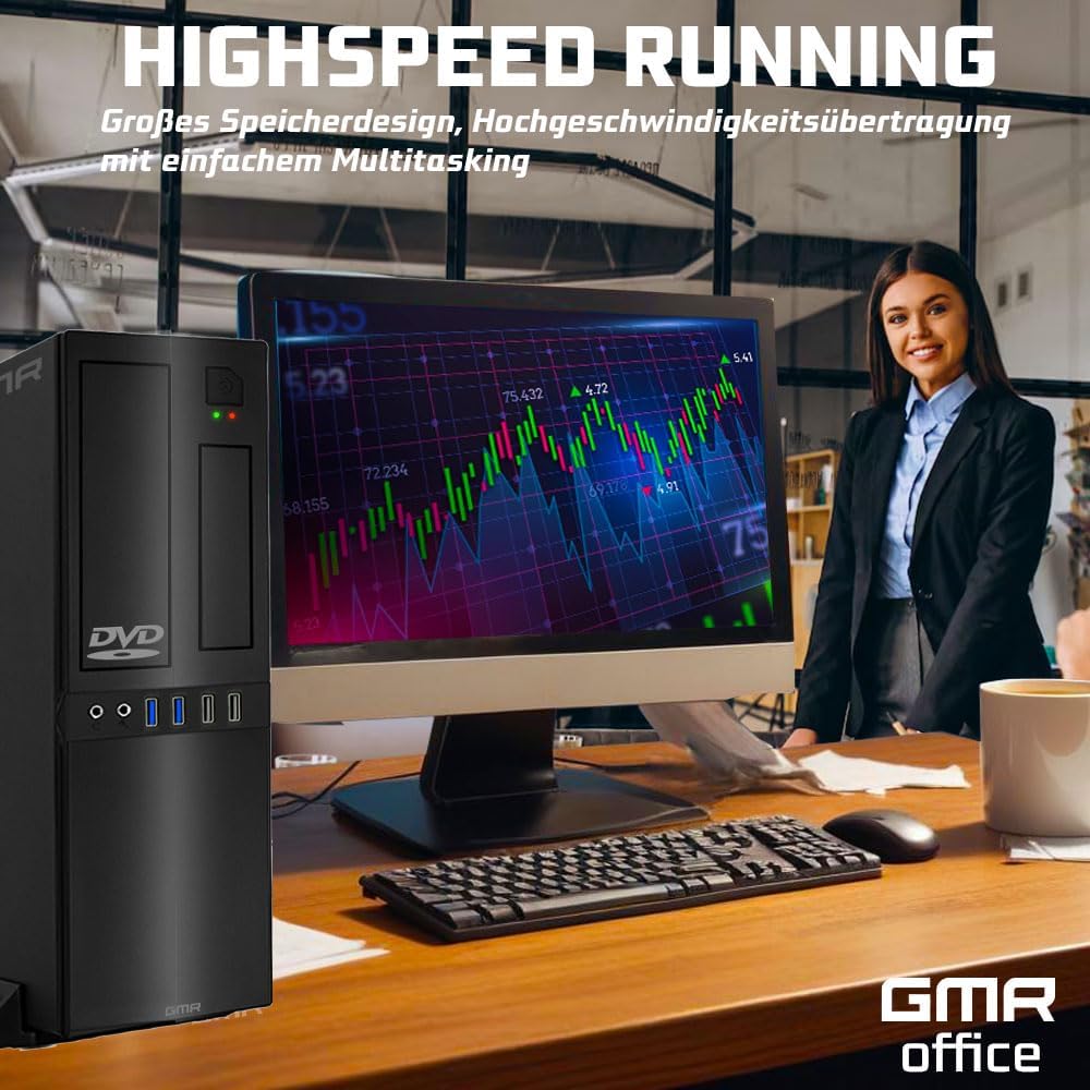GMR Ultra Slim i3 (4th Gen) Office Desktop PC