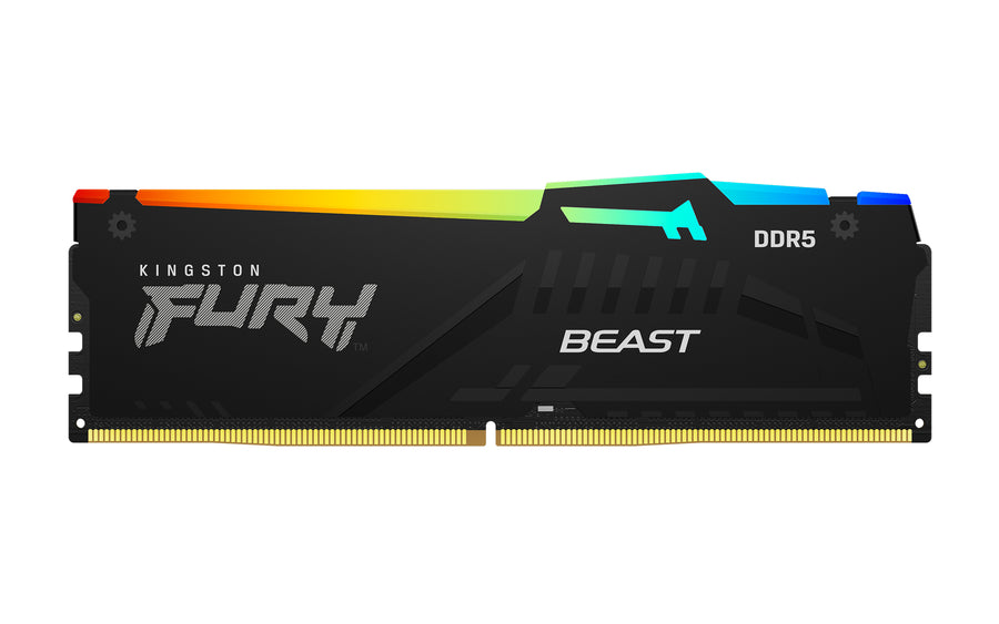 Kingston Fury Beast 16GB DDR5 6000MHz Desktop Memory | Black