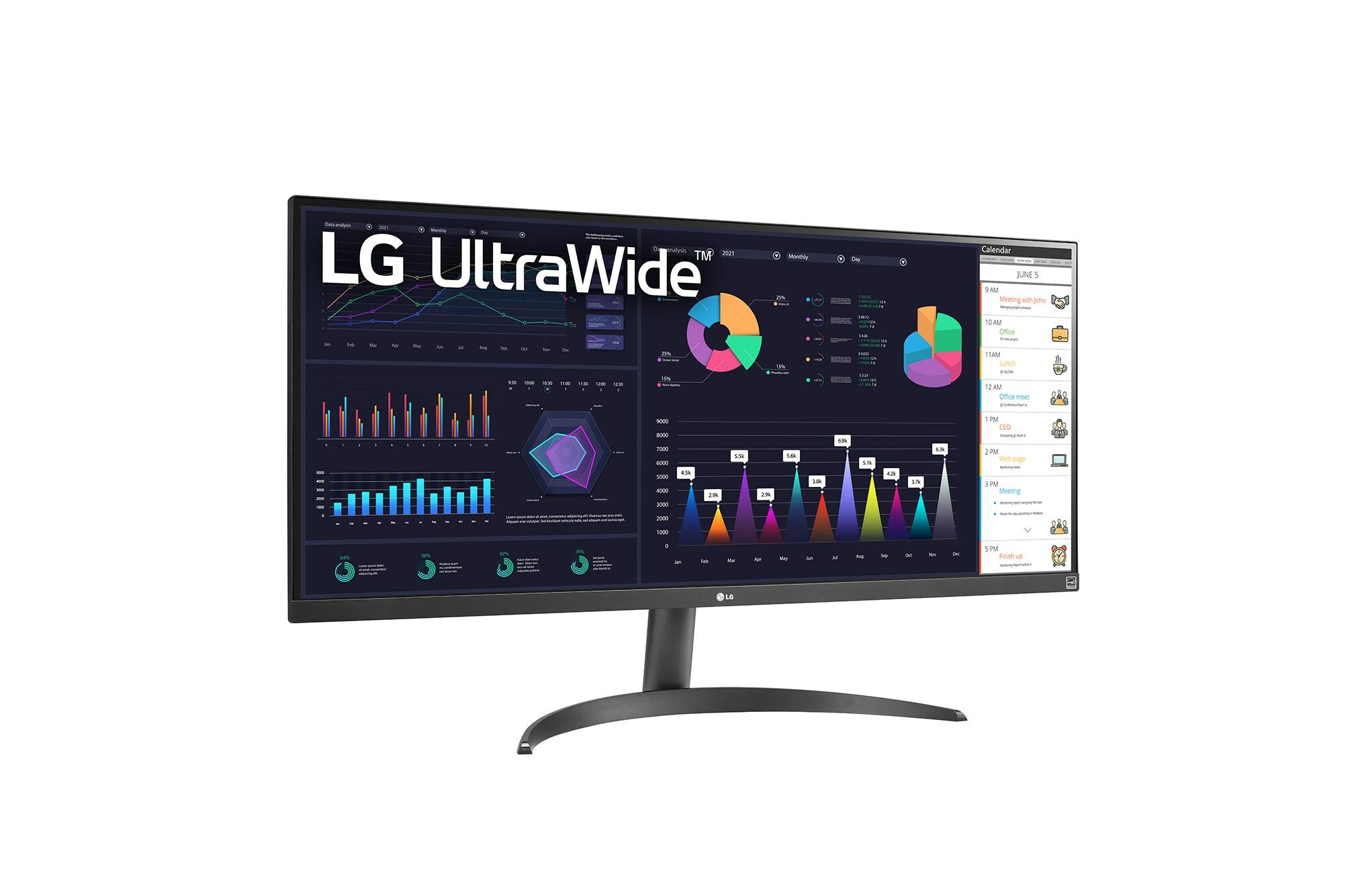 LG 34WQ500-B.AEU IPS 100HZ 2560 x Gaming Monitor | Full HD 2560x1080 | 100Hz | IPS Panel