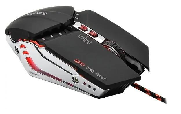 Bazalias V10 Gaming Mouse | USB Wired · Optical | 3200 DPI | 7 Buttons | LED Breathing Light · Metal Base | White