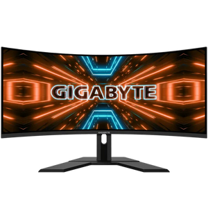 GIGABYTE G34WQC 34-Inch Ultrawide Curved Gaming Monitor | WQHD 3440x1440 | 144Hz | 1ms MPRT | VA Panel 1500R Curvature | 90% DCI-P3 | VESA DisplayHDR 400 | AMD FreeSync Premium | 2x HDMI 2.0 + 2x DisplayPort 1.4 | Height Adjustable | Black
