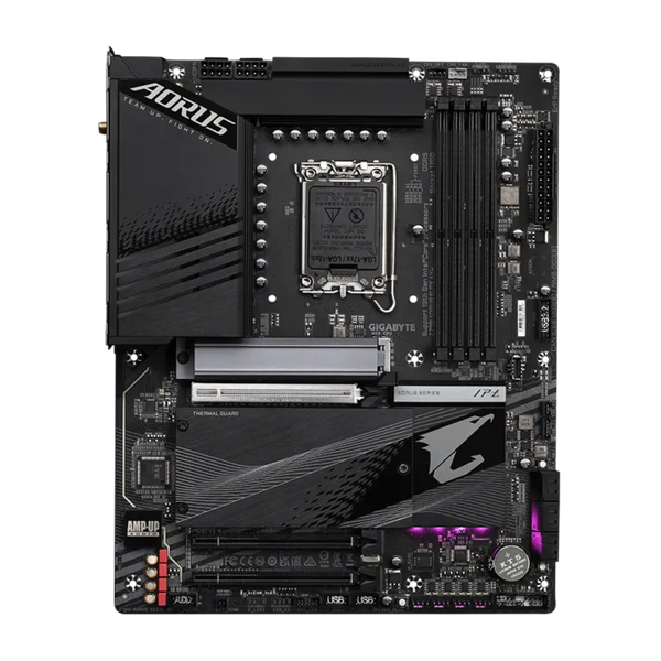 GIGABYTE Z790 AORUS Elite AX | Intel LGA 1700 ATX Motherboard | DDR5 7600+ | PCIe 5.0 | 4× M.2 PCIe 4.0 | WiFi 6E | USB-C 20Gb/s | For Intel 12th/13th/14th Gen