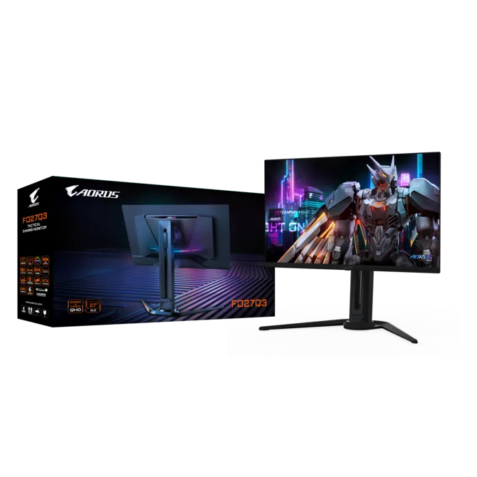 GIGABYTE AORUS FO27Q3 | 26.5" QHD QD-OLED Gaming Monitor | 360Hz | 0.03ms | HDR True Black 400 | HDMI 2.1