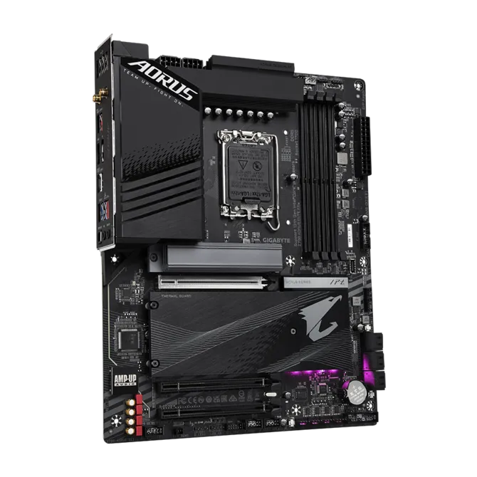 GIGABYTE Z790 AORUS Elite AX | Intel LGA 1700 ATX Motherboard | DDR5 7600+ | PCIe 5.0 | 4× M.2 PCIe 4.0 | WiFi 6E | USB-C 20Gb/s | For Intel 12th/13th/14th Gen