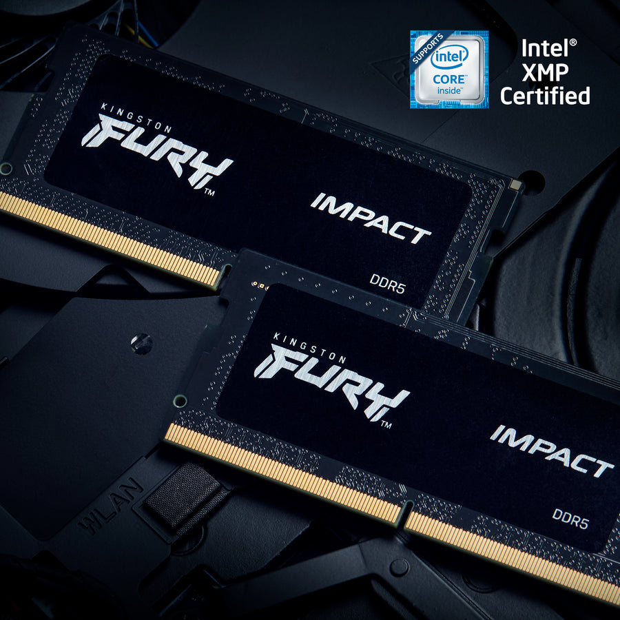 Kingston Fury Impact 32GB (2x16GB) DDR5 5600MHz SODIMM Laptop Memory