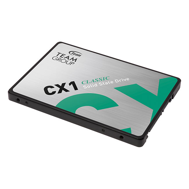 TEAMGROUP CX1 240GB Internal SSD | SATA III 6Gb/s · 2.5-inch | Up to 520MB/s Read · 430MB/s Write | >80TBW · MTBF 1,000,000 Hours | 3-Year Limited Warranty