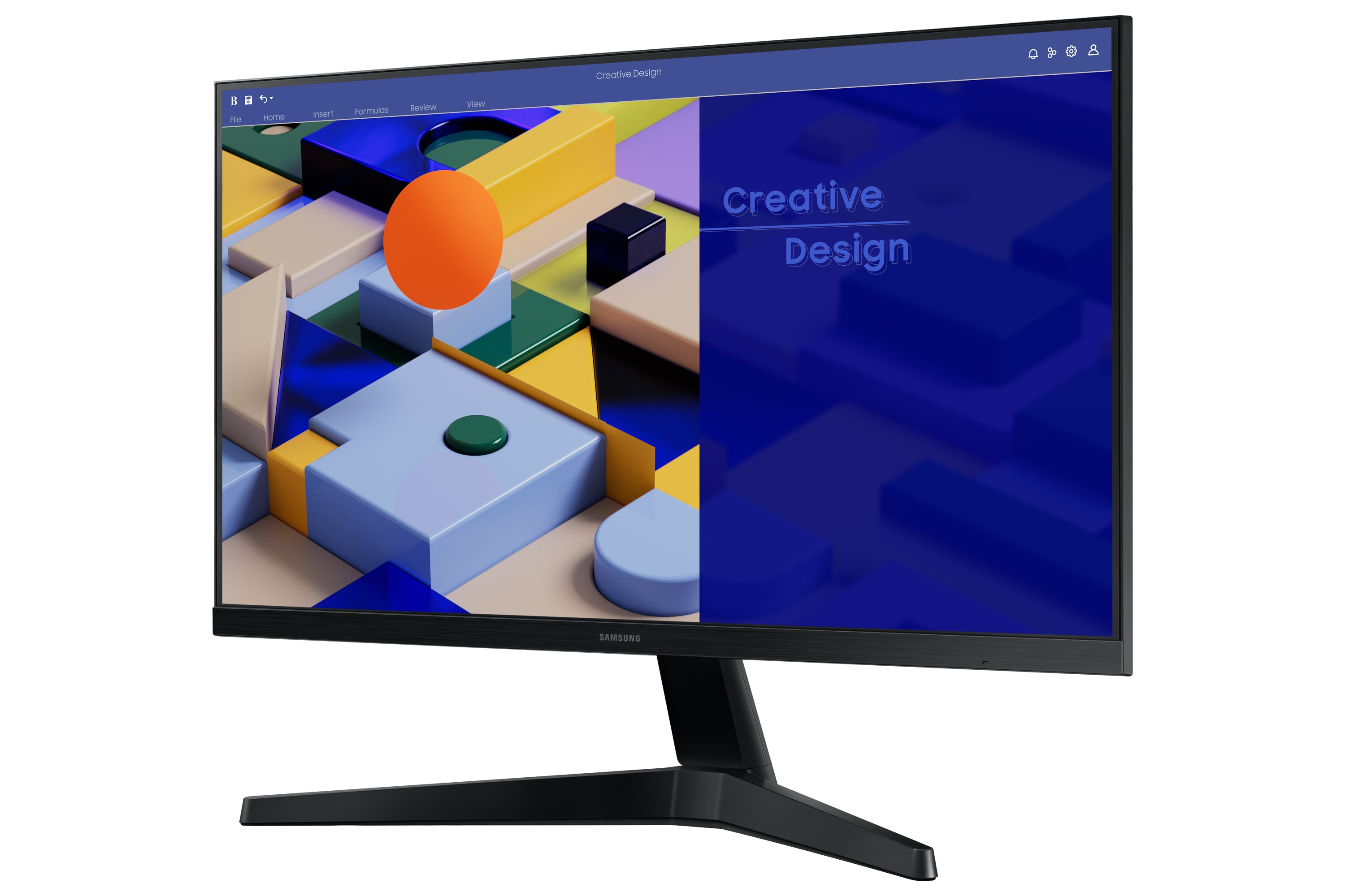 Samsung 24-Inch Monitor | Full HD 1920x1080 | 75Hz | 5ms | IPS Panel | FreeSync | HDMI + VGA