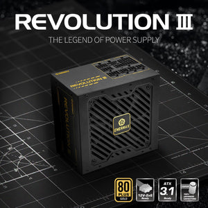 Enermax Revolution D.F.X 1050W | 80+ Gold Fully Modular ATX 3.0 + PCIe 5.0 Power Supply | Native 600W 12VHPWR Cable | 100% Japanese Capacitors | ARGB Side Panel (14 Modes) | Dust-Free Rotation Technology | 200% Power Excursion | For RTX 4090 / RTX 5090