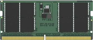 Kingston ValueRAM 64GB Kit (2x32GB) DDR5-5600 SODIMM Laptop Memory KVR56S46BD8K2-64 | PC5-44800 | CL46 | 1.1V | 262-Pin Non-ECC Unbuffered | On-Die ECC | 2Rx8 Dual-Rank | Industry Standard JEDEC | Reliable Notebook RAM