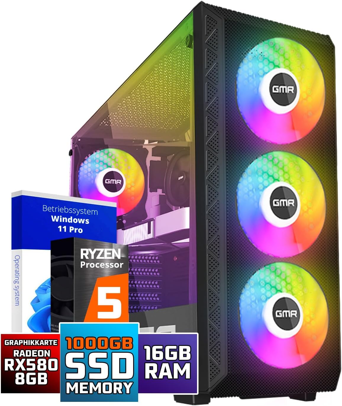 GMR Gaming PC | Ryzen 5 2600 | RX 580
