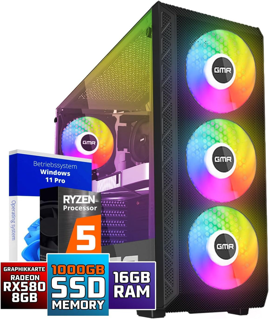 GMR Gaming PC Ryzen 5 2600 RX 580