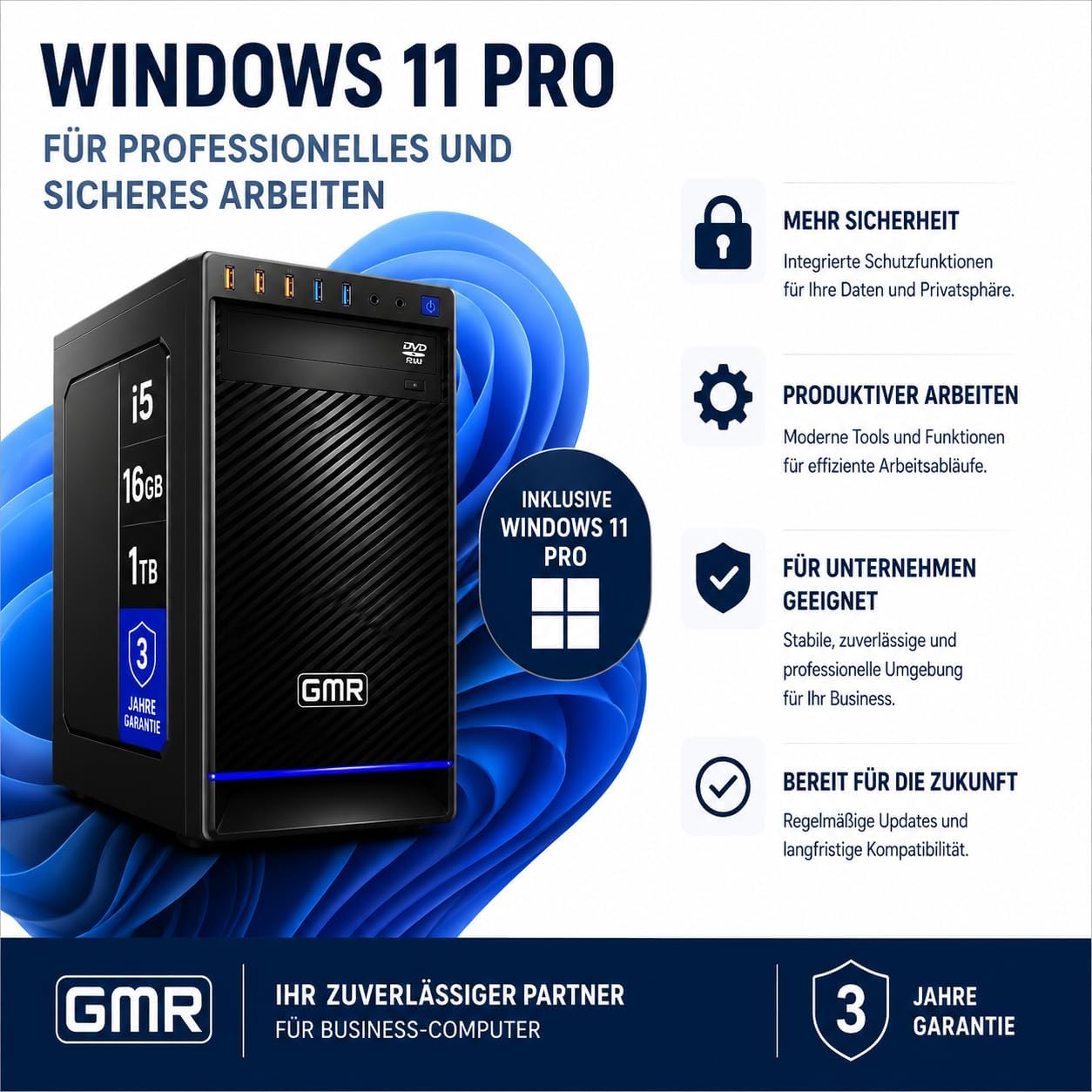 GMR Ultra i7 Business Office Desktop PC