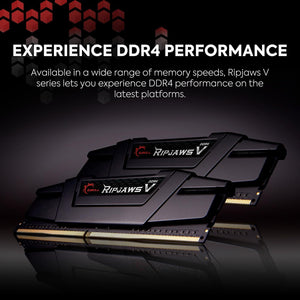 G.Skill Ripjaws V 32GB (2x16GB) DDR4 3200MHz CL16 Desktop Memory | Black