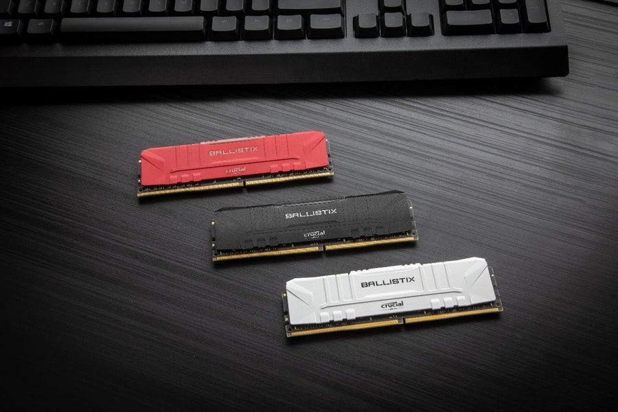 Crucial Ballistix DDR4 16GB Kit (2x8GB) Black | 3200MHz CL16-18-18-36 | Intel XMP 2.0 | Micron E-Die | Anodized Aluminum Heat Spreader | AMD Ryzen Compatible | 1.35V Low-Voltage | Performance Gaming Memory at Mainstream Pricing