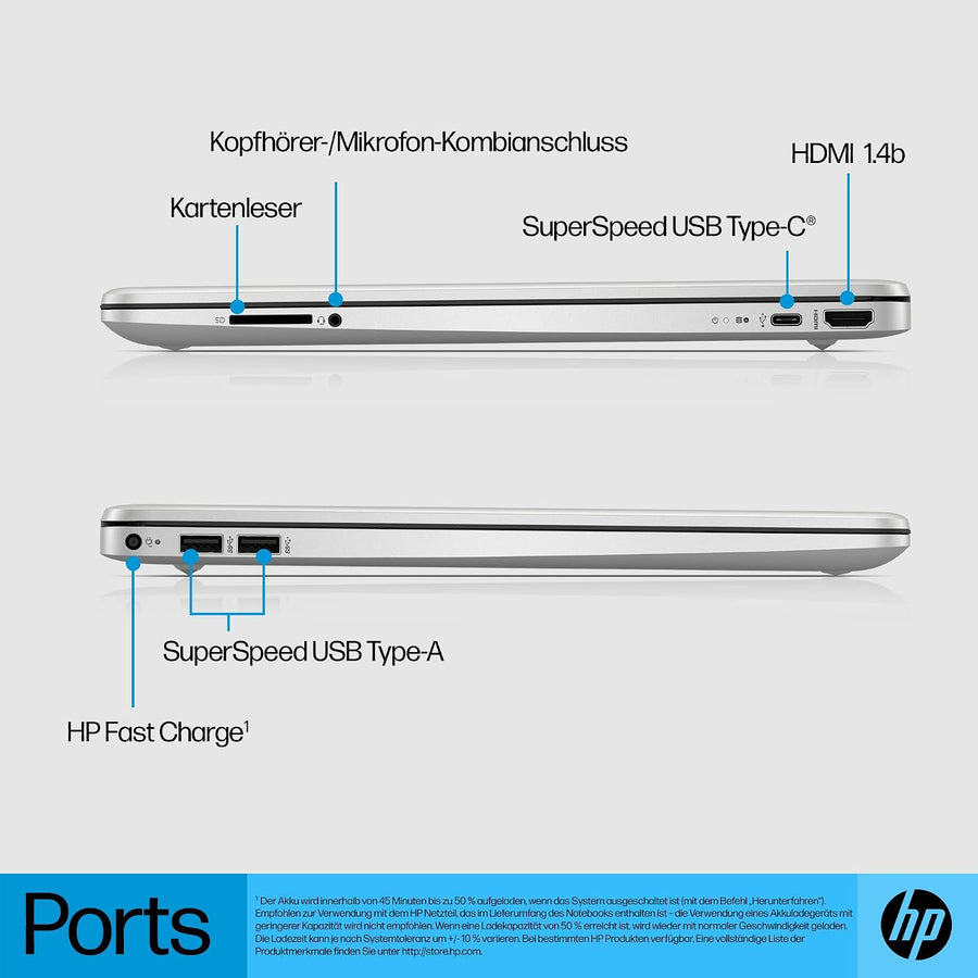 HP Laptop 15.6 FHD Ryzen 16GB 512GB
