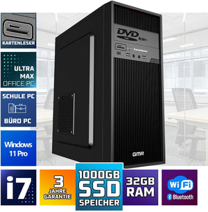 GMR Ultra Max i7 (4th Gen) Office Desktop PC