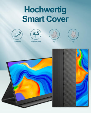 Kyyivwine 16-Inch Portable Monitor | 2520x1680 3:2 IPS | 100% sRGB | 60Hz | HDR | 535g | Built-in Speakers | Magnetic Protective Case | USB Type-C
