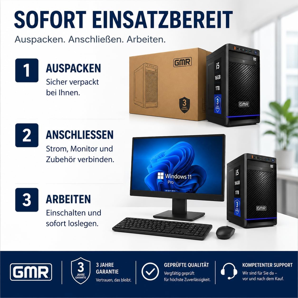 GMR Ultra i7 Business Office Desktop PC