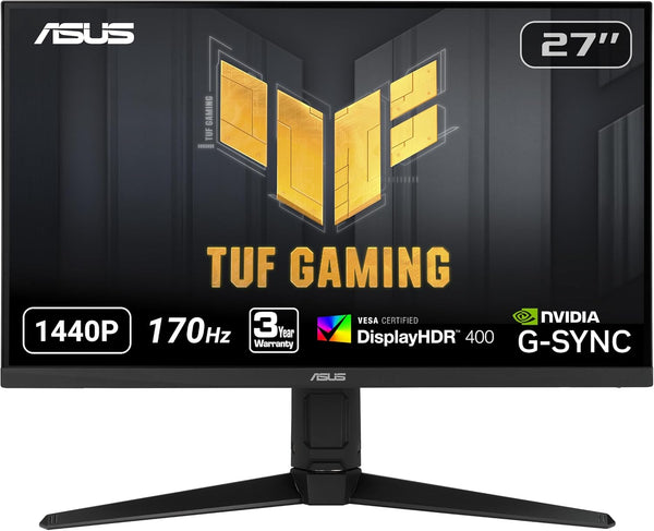 ASUS TUF 27-Inch Gaming Monitor | QHD | 170Hz | IPS | HDR400 | FreeSync