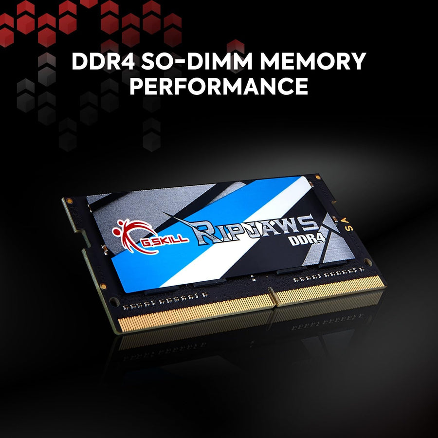 G.Skill Ripjaws 16GB Kit (2x8GB) DDR4-2400 SODIMM Gaming Laptop Memory F4-2400C16D-16GRS No Box | PC4-19200 | CL16-16-16-39 Tight Timings | 1.2V | 260-Pin Non-ECC Unbuffered | Dual-Channel Matched Pair | Black