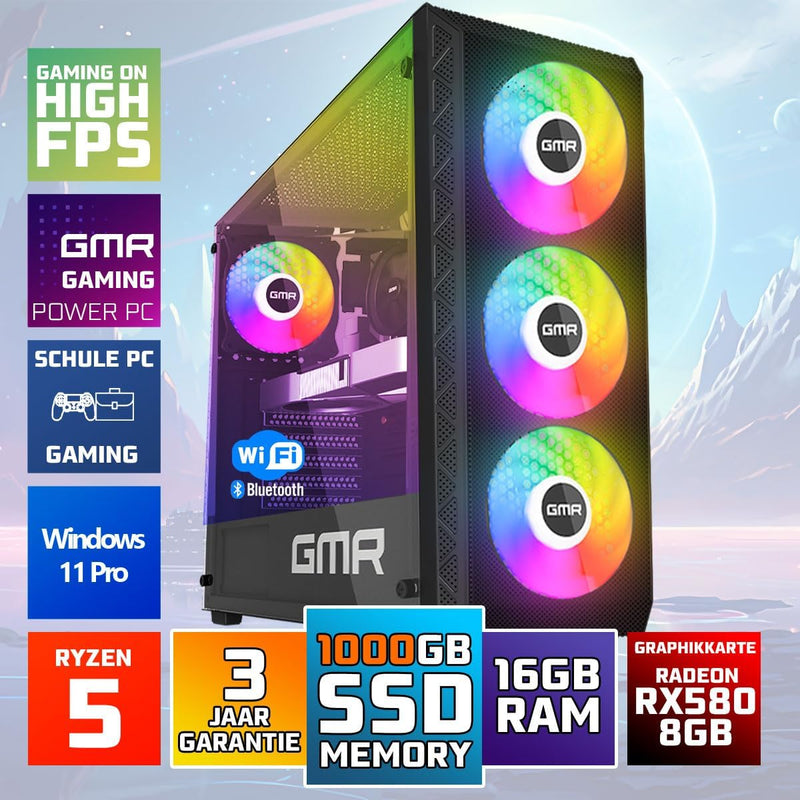 GMR Gaming PC | Ryzen 5 2600 | RX 580