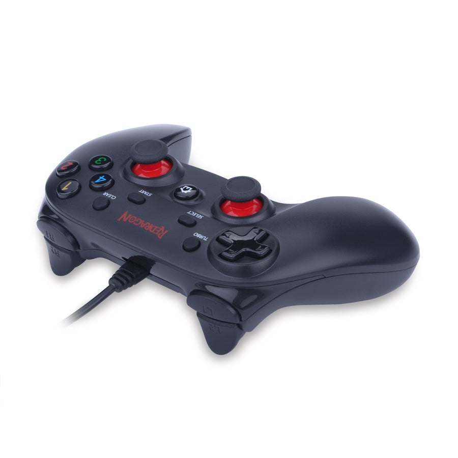 Redragon Saturn G807 Wired Gamepad | USB 2.0 · 1.5 m Cable | XInput / DInput Switch | Dual Analog · Analog L2/R2 Trigger