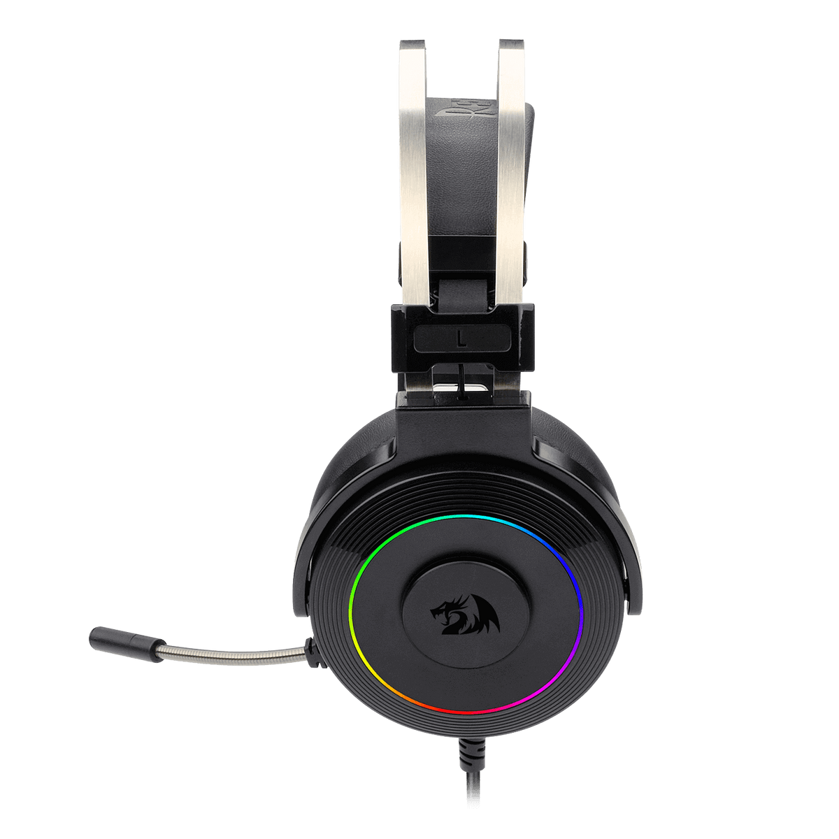 Redragon H320 Lamia RGB Wired Gaming Headset | Virtual 7.1 Surround Sound | 40mm Drivers | 20Hz-20kHz | 32Ω | USB 2.0 with 2m Cable | Omni-Directional Microphone | RGB Chroma Lighting | Includes Universal Headset Stand | 360g