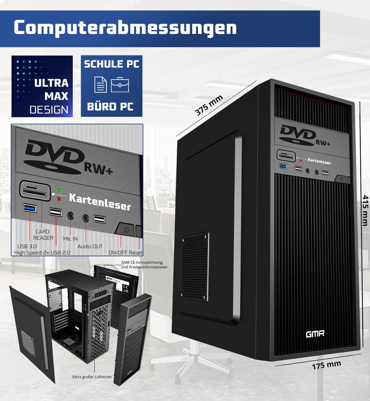 GMR Ultra Max i7 Office Desktop PC