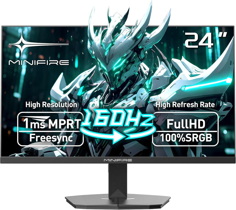 Minifire | 24" Gaming Monitor | Full HD | 180Hz | 1ms | IPS | Adaptive-Sync | HDMI