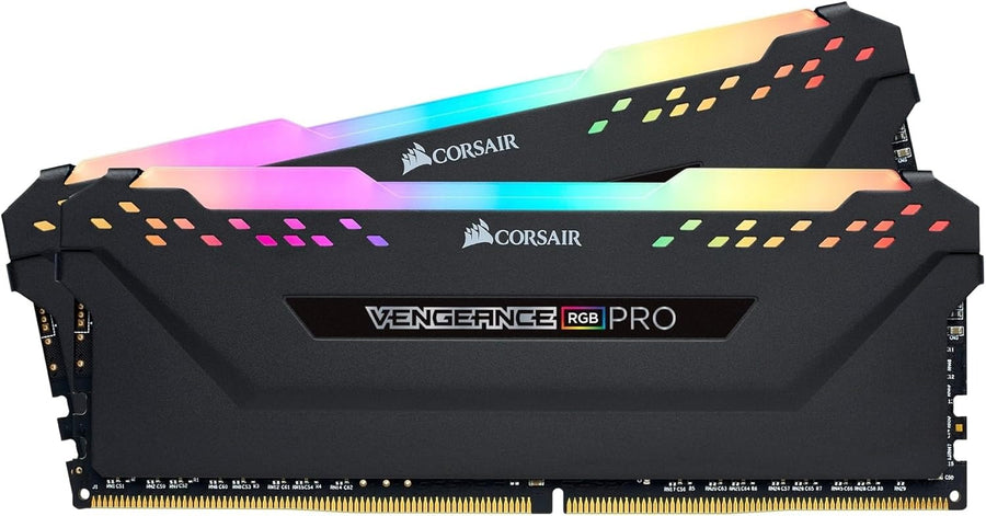 CORSAIR VENGEANCE RGB PRO 16GB (2 x 8GB) DDR4 Desktop Memory Kit | 3200MT/s · CL16-18-18-36 · 1.35V | Intel XMP 2.0 | Dy