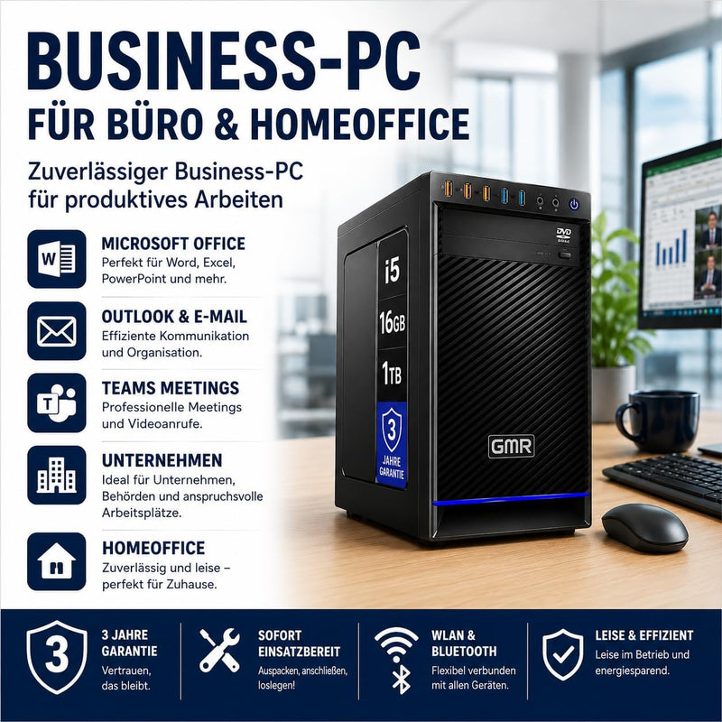 GMR Ultra i7 Business Office Desktop PC