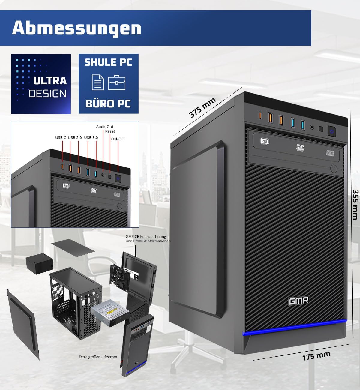 GMR Ultra i7 Business Office Desktop PC