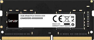 Lexar 8GB DDR4-3200 SODIMM Laptop Memory PC4-25600 / PC4-3200AA No Box | CL22 | 1.2V | 260-Pin Non-ECC Unbuffered | Single-Rank | Notebook RAM Upgrade | Intel + AMD | Plug & Play