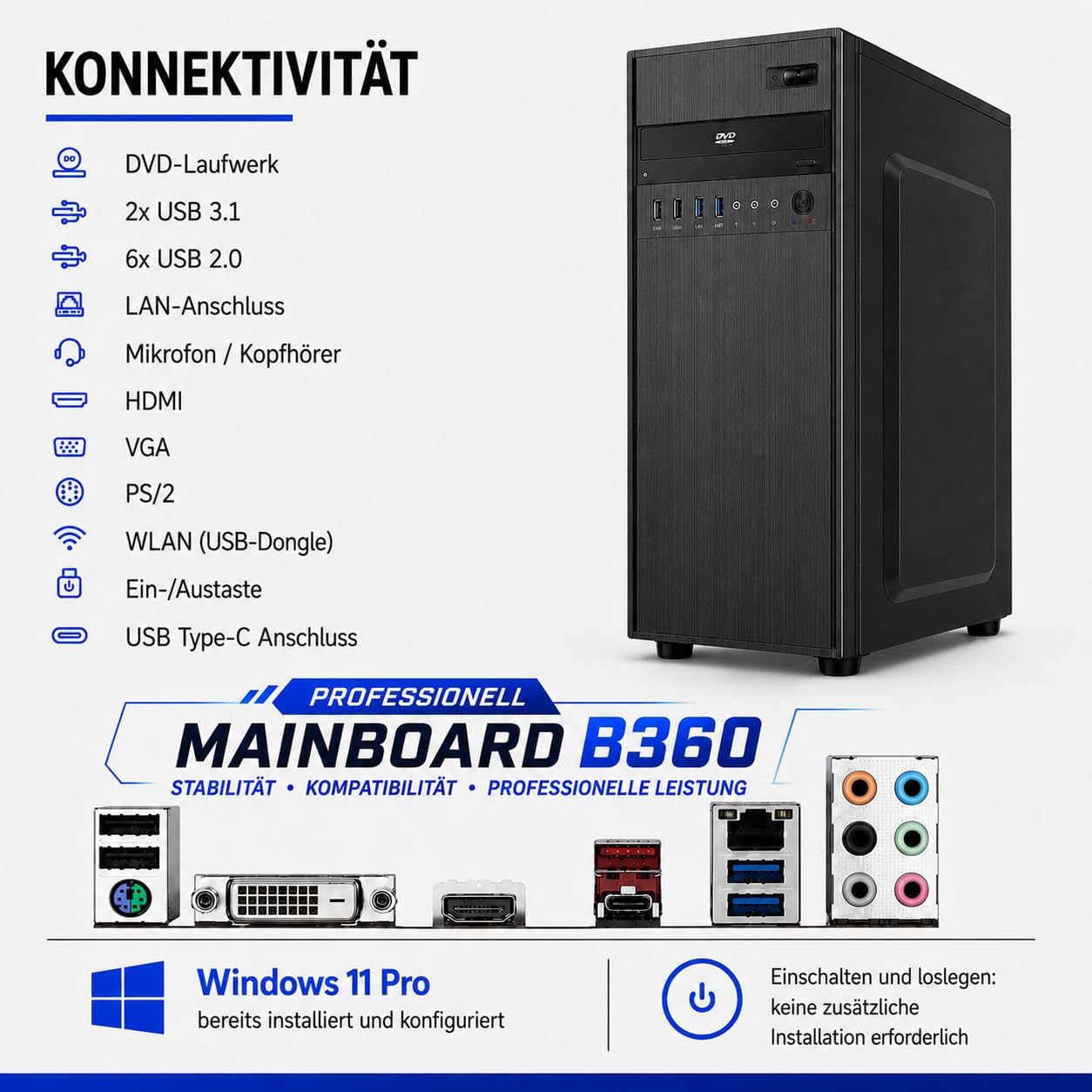 Intel Quad-Core i7 Desktop PC